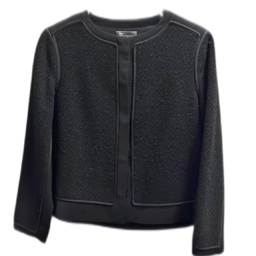 Vince wool and silk black blazer size 8